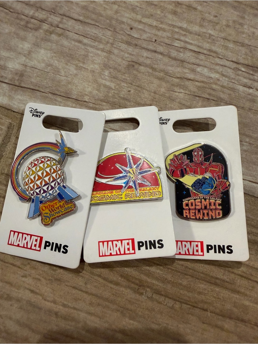 Disney Marvel guardians of the galaxy Cosmic Rewind Enamel Pin Set